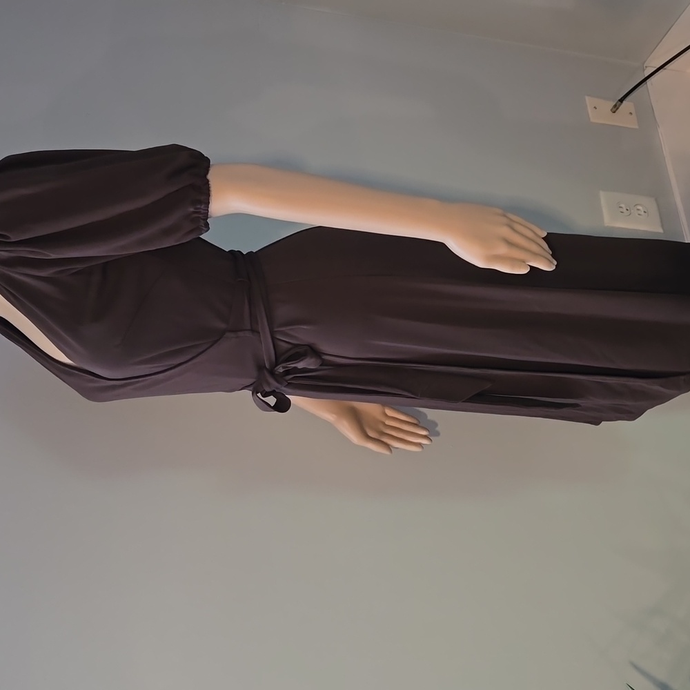 Ann Tylot Loft Wrap Midi Dress Size 6 - Picture 4 of 10